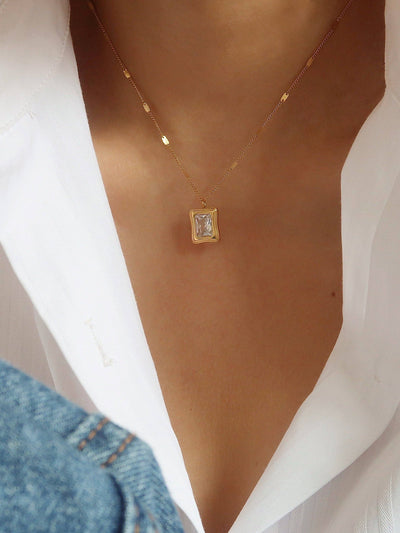 18K Gold Plated Cubic Zirconia