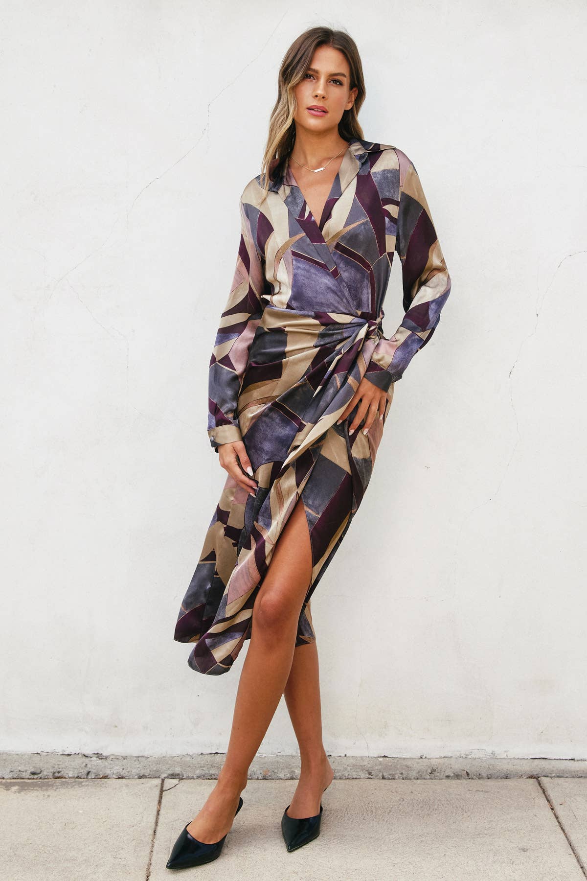 Umber Mosaic Dress