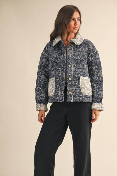Quilted Bandana Jacket