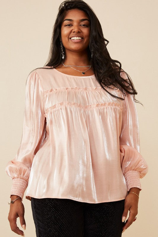 Iridescent Blush Top Final Sale