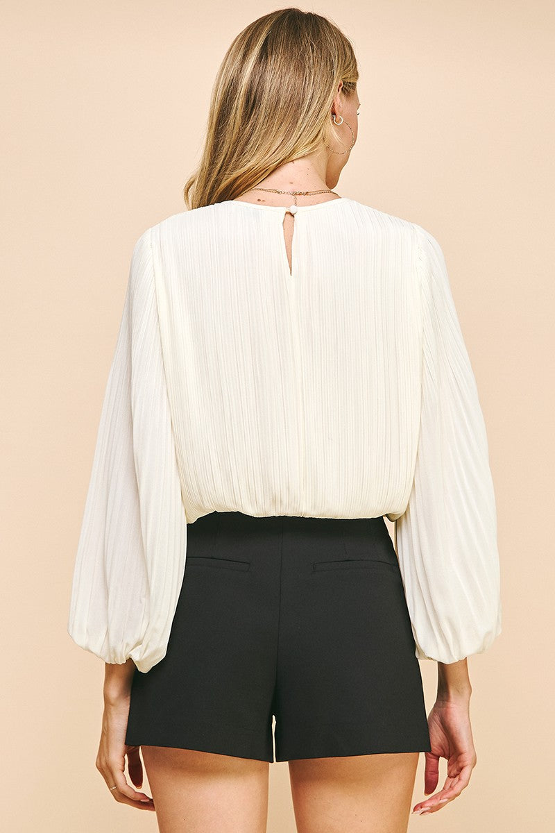 Pretty Pleated Top