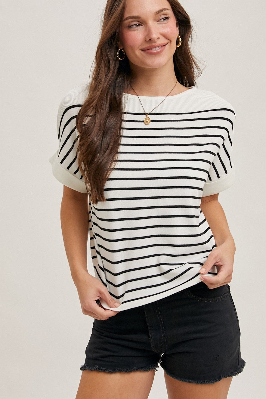 Boat Neck Beauty Top