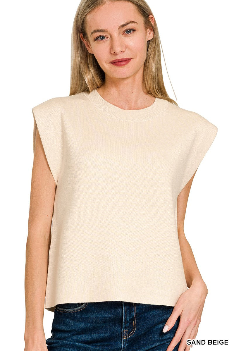 Mild Mock Neck Top