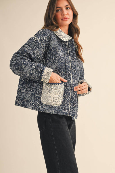 Quilted Bandana Jacket