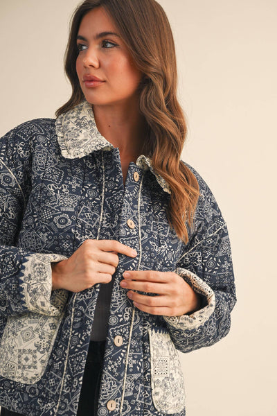 Quilted Bandana Jacket