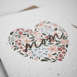 Plantable Greeting Card - Mother's Day - Heart