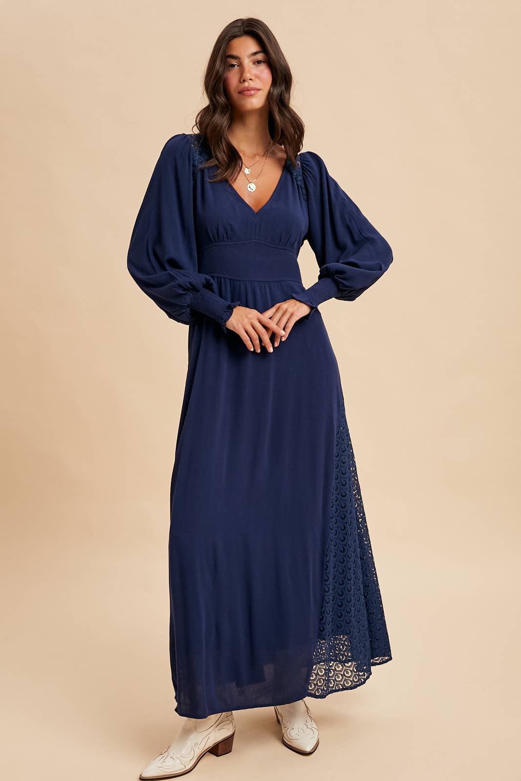 The Lace Panel Maxi