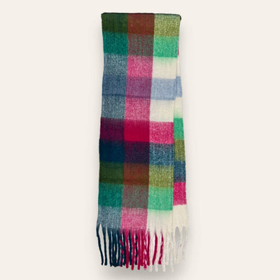 16 Colours soft blanket scarf with tassels