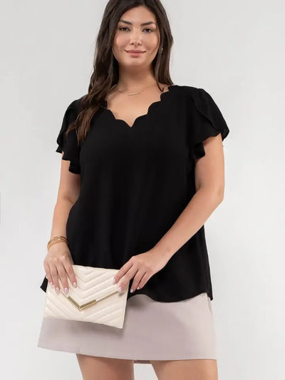 The Tulip Blouse-Curvy