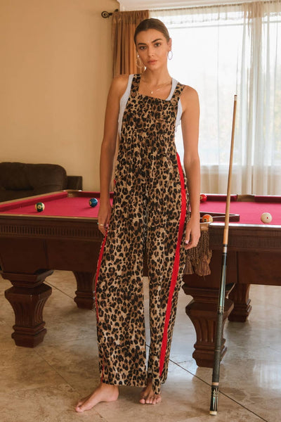 Leopard Overall Jumpsuit