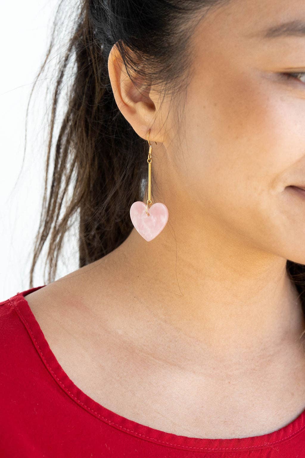 Mina Heart Earrings