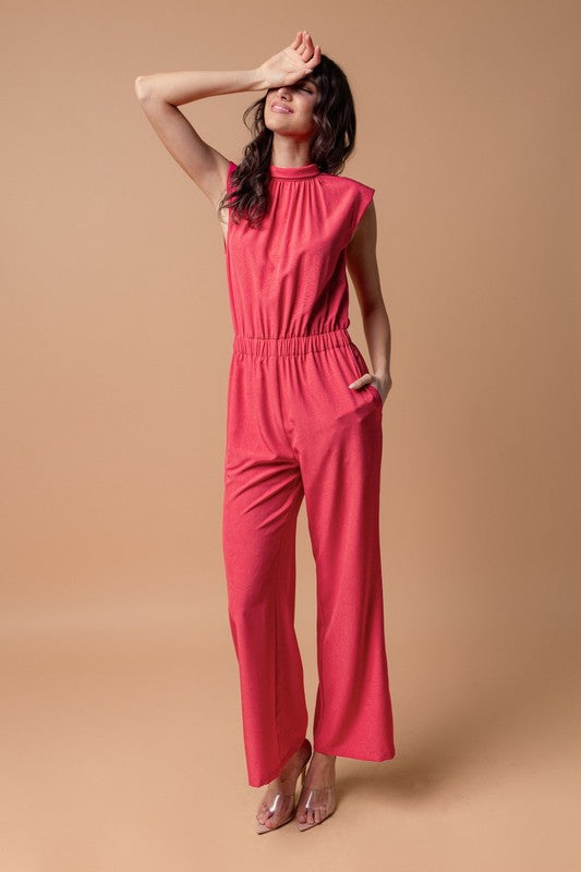 Deep Pink Jumpsuit