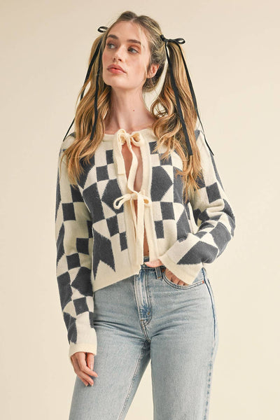 Shapes & Bows Cardi