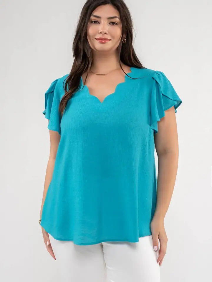 The Tulip Blouse-Curvy