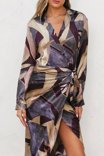 Umber Mosaic Dress
