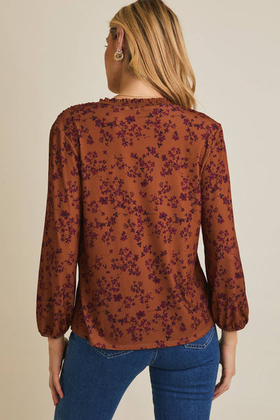 Notch Neck Forever Fall Top