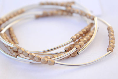 Handmade Six Wrap Bracelet