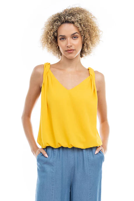 Twisted Sunflower Top
