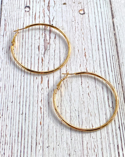 Large Classic Hoops!