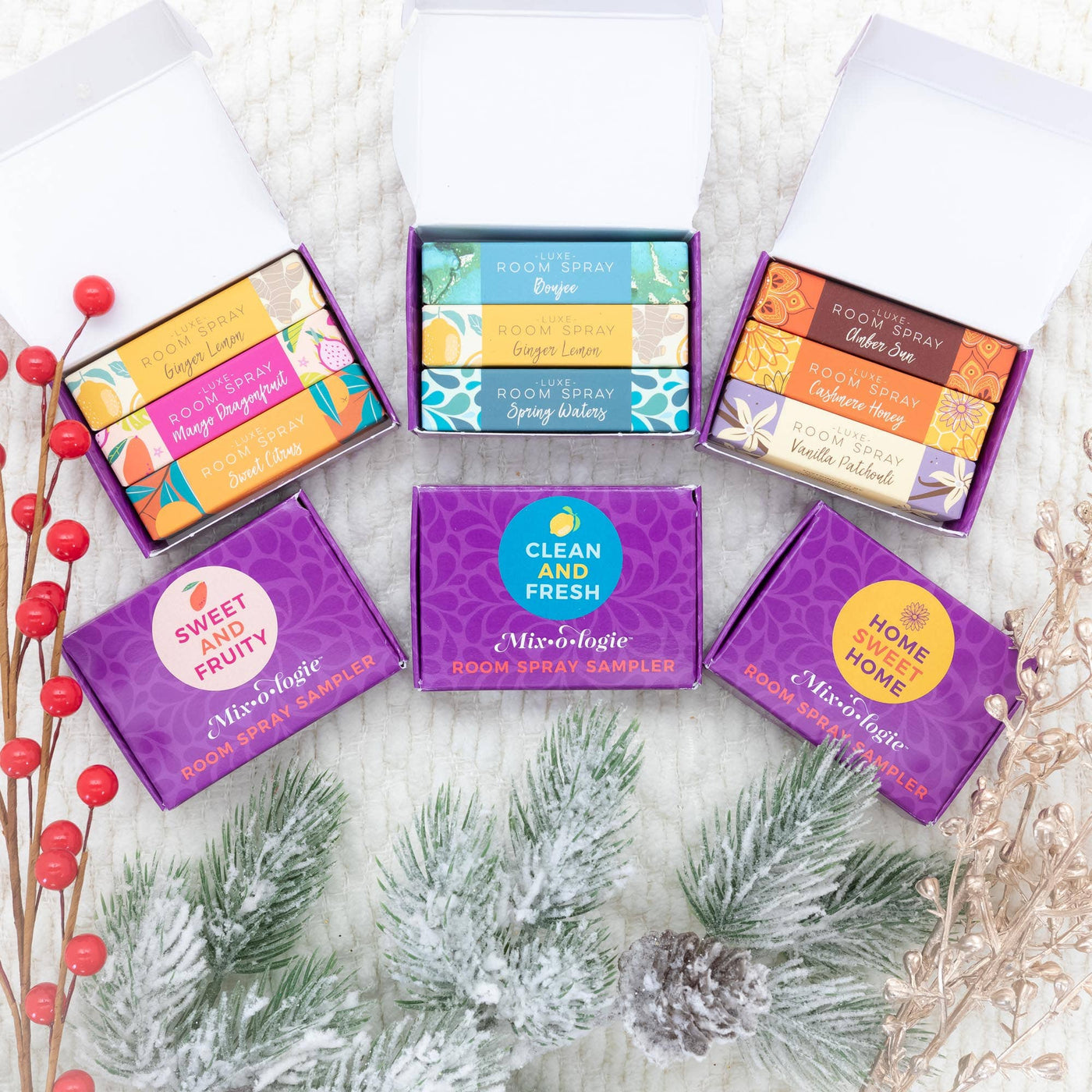 Mini Room Spray Sampler Pack of 3
