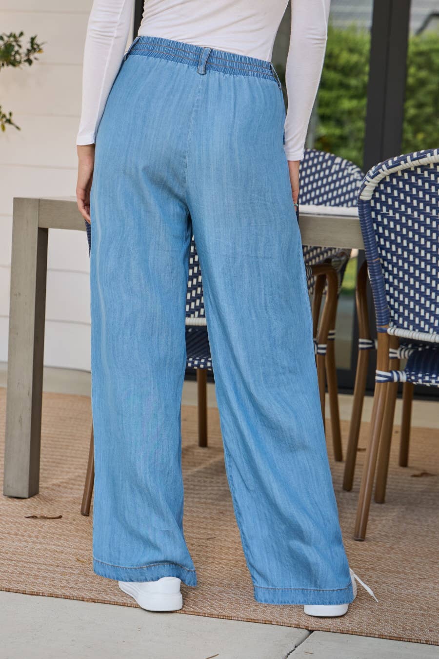 Washed Chambray Denim