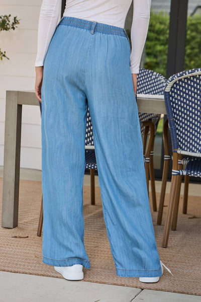 Washed Chambray Denim