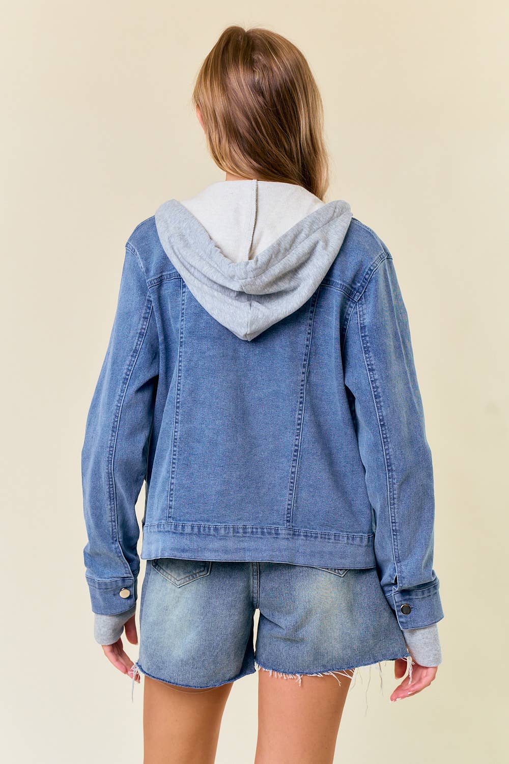 Hooded Denim Jacket
