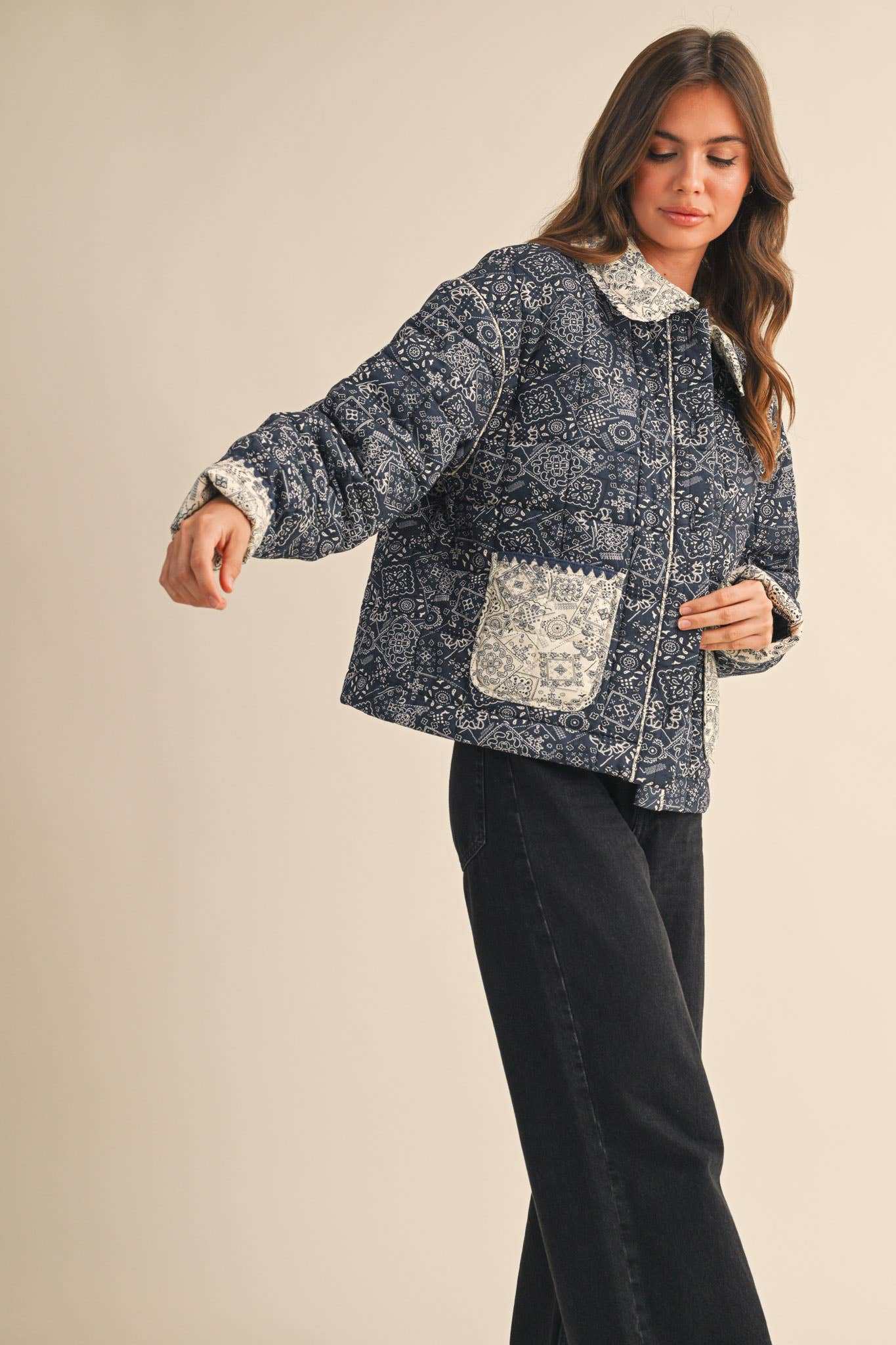 Quilted Bandana Jacket