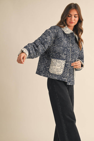 Quilted Bandana Jacket
