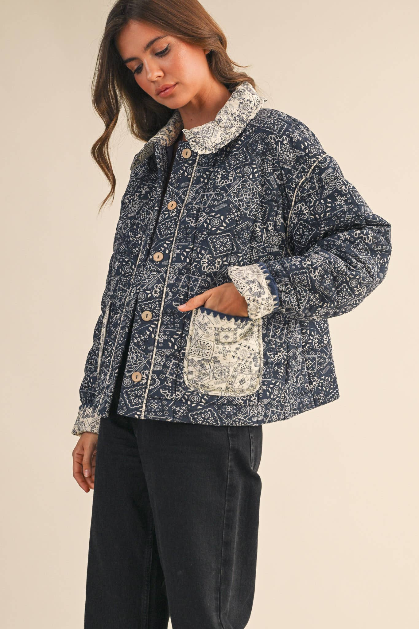 Quilted Bandana Jacket