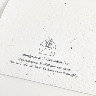 Plantable Greeting Card-You Are Lovely