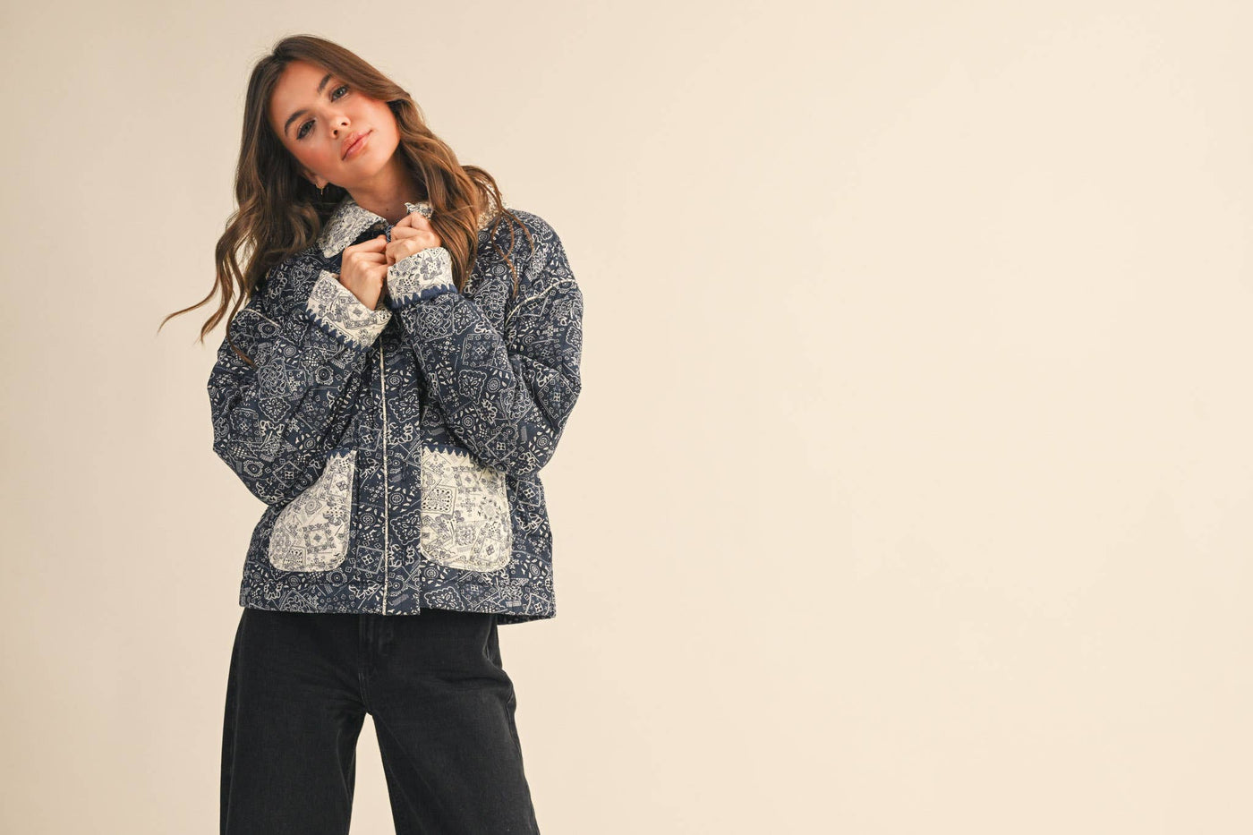 Quilted Bandana Jacket