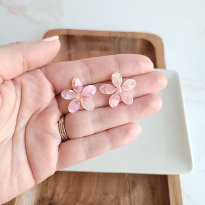 Blossom Studs - Coral