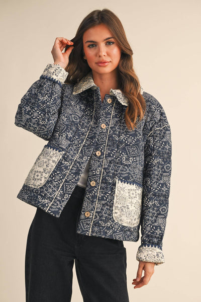Quilted Bandana Jacket