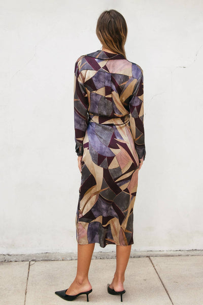 Umber Mosaic Dress