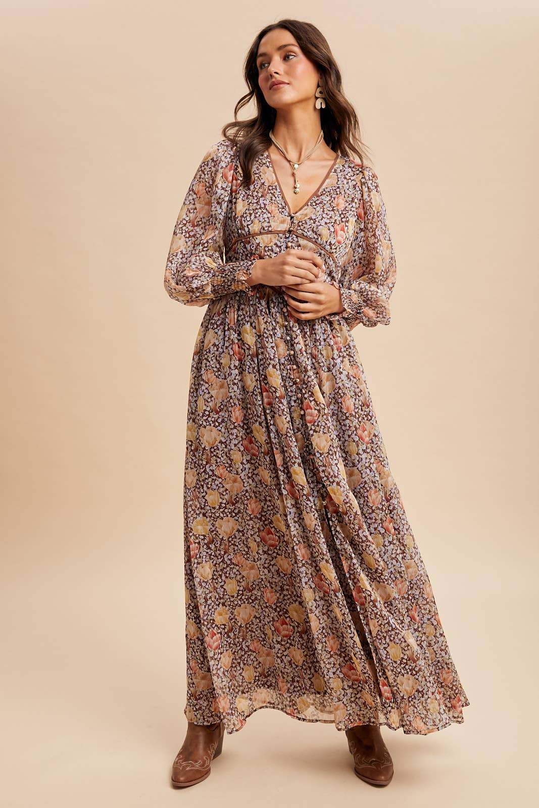 Regal Rose Dress