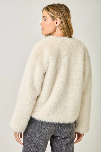Fuzzy Open Jacket