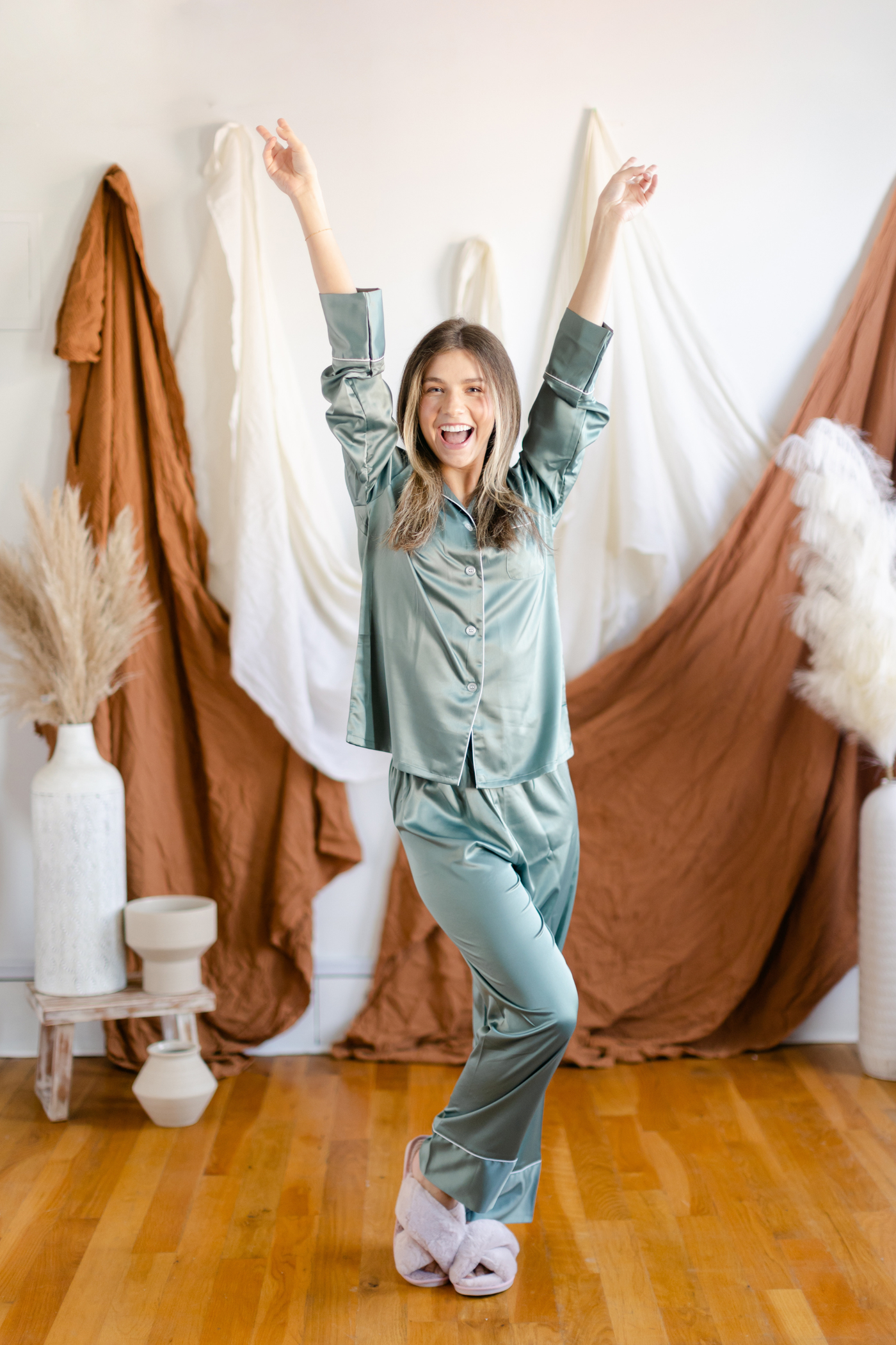 Bridesmaid Pajama Set Long Sleeves/Pants