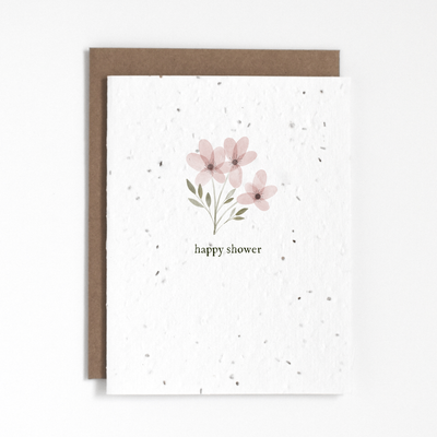 Plantable Card - Happy Shower