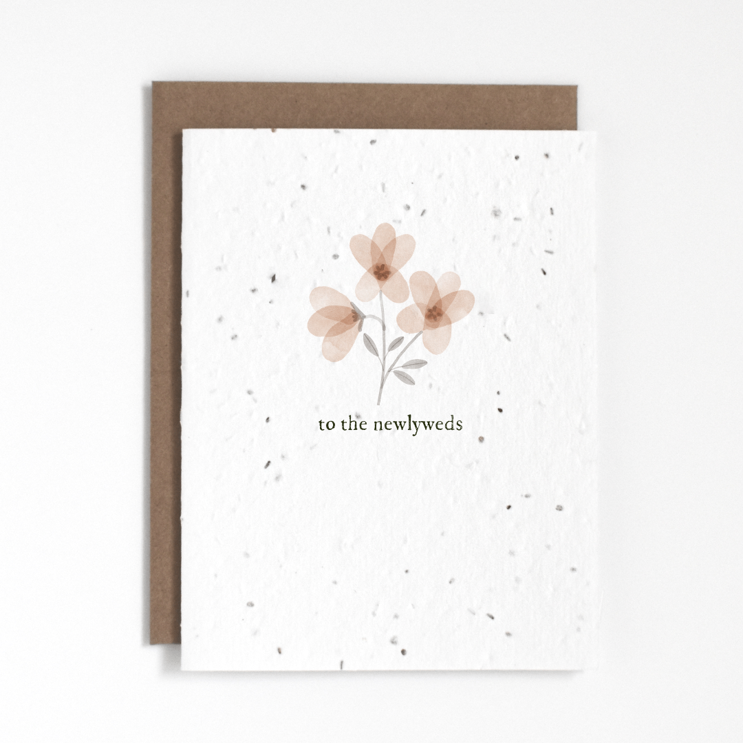 Plantable Card - To The Newlyweds